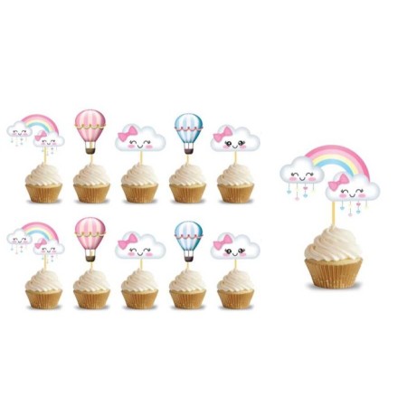 Gökkuşağı Bulut Kürdan 10 lu