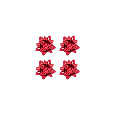 Hediye Paketi Süsü Kırmızı Renk 100 Adet