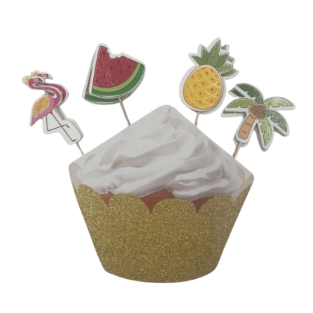 Flamingo Temalı Lüks Eva Kürdan 8 li