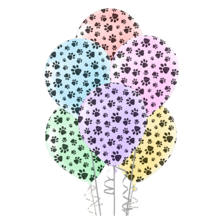 Makaron Pati Baskılı Karışık Balon 10 Adet