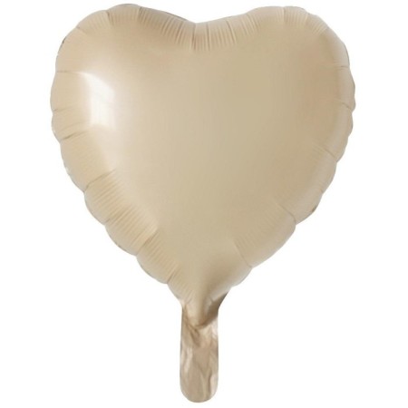 Kalp Bej18 inç Folyo Balon 1 Adet