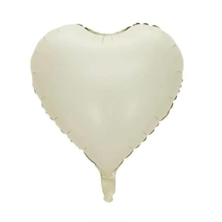 Kalp Krem 18 inç Folyo Balon 1 Adet