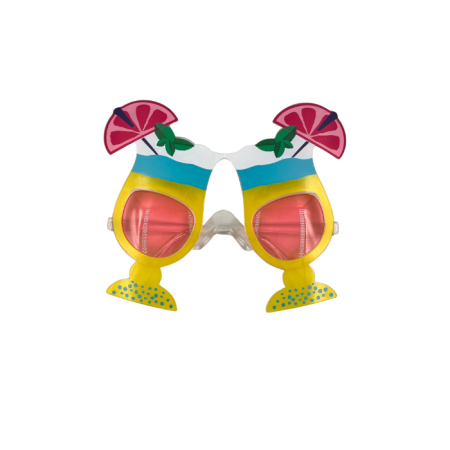 Parti Gözlük Kokteyl Bardağı Sarı