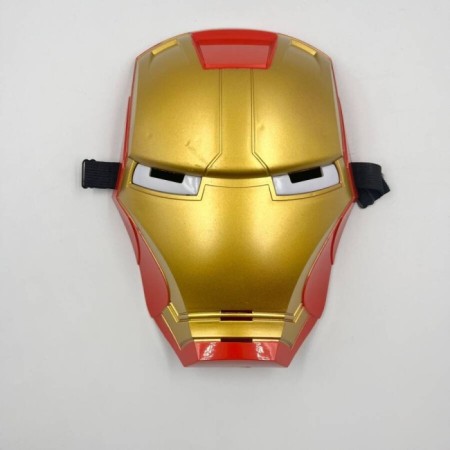 Plastik Işıklı Iron Man Maske