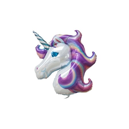 Unicorn Folyo Balon Mor 117x87 cm