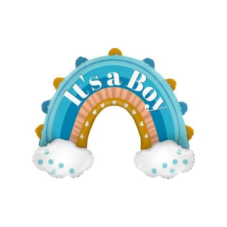 Its A Boy Gökkuşağı Folyo Balon 32 inç 72 cm