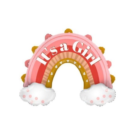 Its A Gırl Gökkuşağı Folyo Balon 32 inç 72 cm