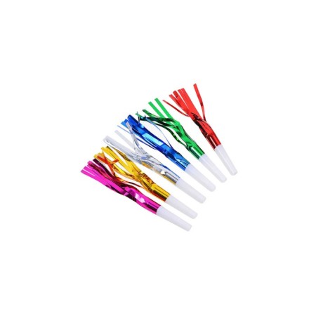 Renkli Püsküllü Kaynana Dili 6 Adet 17 cm