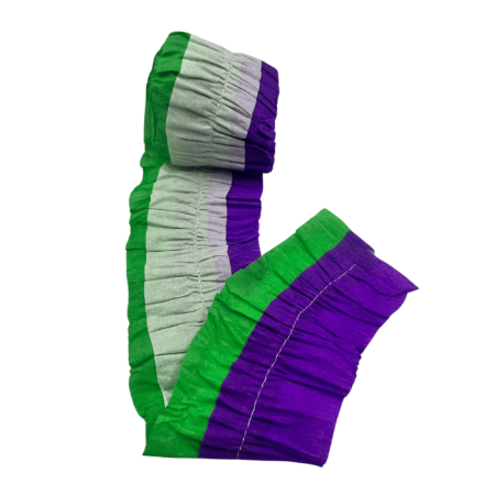 Dekor Süs Pelur Yeşil Mor Renkli 7cmx3 Metre