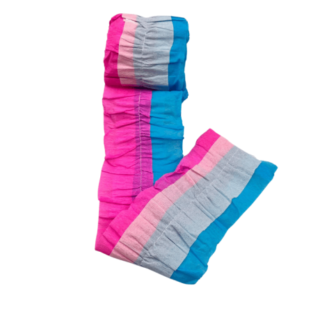 Dekor Süs Pelur Pembe Mavi Renkli 7cmx3 Metr