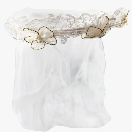 Taç Çember Duvak Çiçekli İncili Model