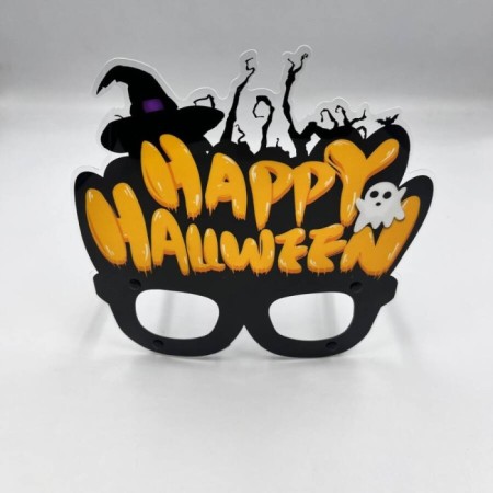 Halloween Pvc Kaplı Cadı Şapkalı Model Gözlük