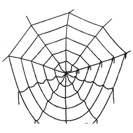 Halloween Örümcek Ağı 1x1 Metre Siyah