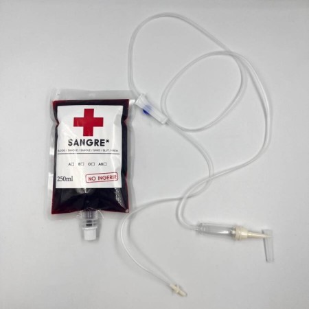 Halloween Yapay Kan Kordonlu serum Seti 250Ml