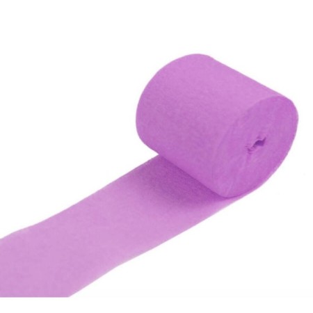 İtalyan Krapon Kağıdı Dekor Süs 6 lı Lila 5x2,2 Metre