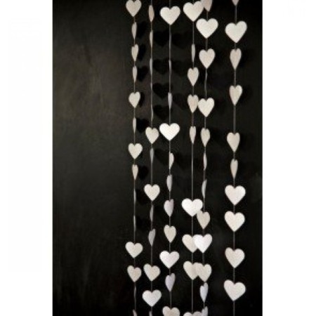 Kalp Gümüş 4m Zincir Süs