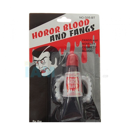 Halloween Vanpir Diş Kanlı