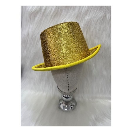 Gold Lüks Gofrajlı Sihirbaz Model Şapka