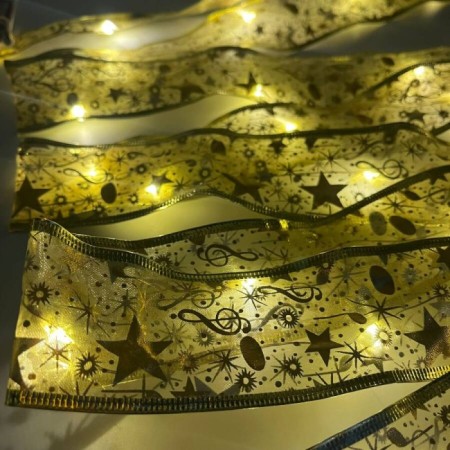 Işıklı Led Kurdale Gün Işığı Model Model 10 Işık 2 Metre Pilli