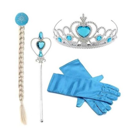 Saç Taç Asa Eldiven Set