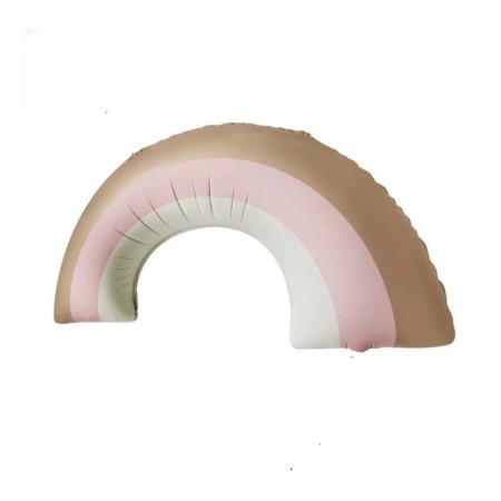 Retro Pembe Gökkuşağı Folyo Balon 81x44 cm