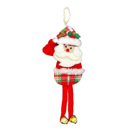 Yılbaşı Kabartma Figür Noel Baba Zilli 30 Cm