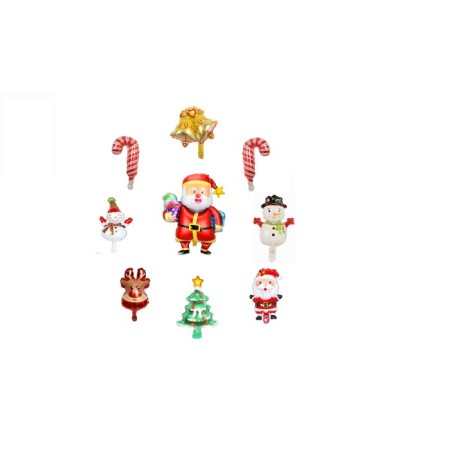 9 Lu Yılbaşı Folyo Balon Seti 16 İnç