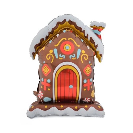 Ayaklı Çikolata Evi Folyo Balon 100x73 cm
