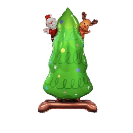 Ayaklı Küçük Çam Ağacı Folyo Balon 63x34 cm