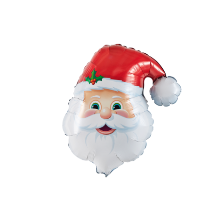 Noel Baba Kafa Folyo Balon 63x53 cm