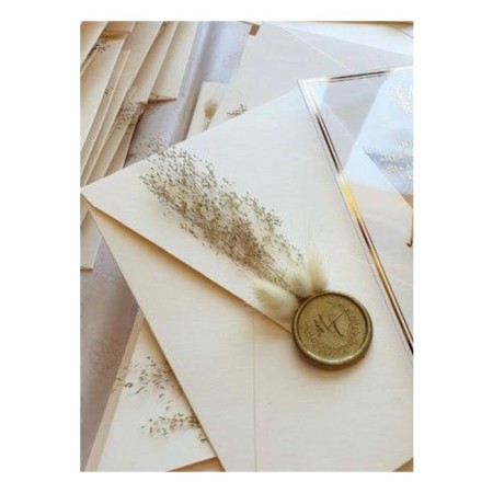 El Yapımı Gold Mum Mühür 25 Adet