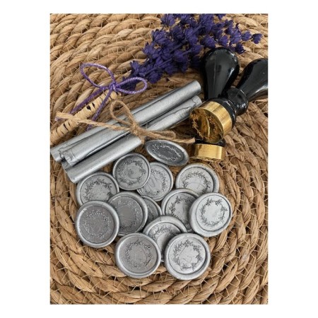 El Yapımı Gümüş Mum Mühür 25 Adet