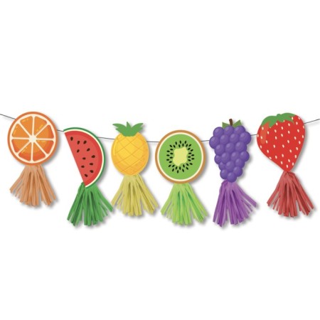 Meyve Temalı Özel Kesim Dekoratif Banner 165 cm