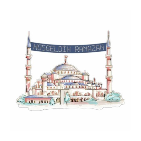 Ramazan Ayasofya Cami Maketi 125x90 cm