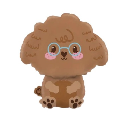 Poodle Köpek Folyo Balon 60x54 cm