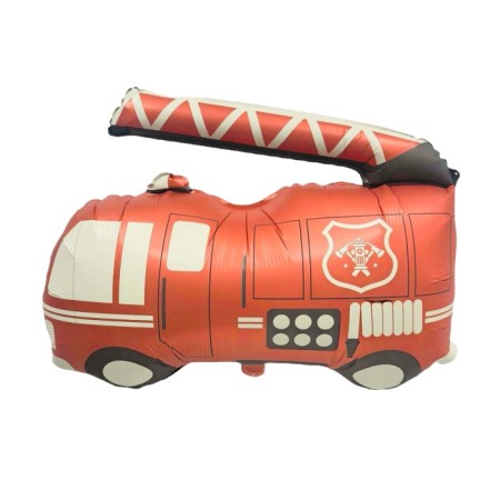 Retro İtfaiye Folyo Balon 67x64 cm