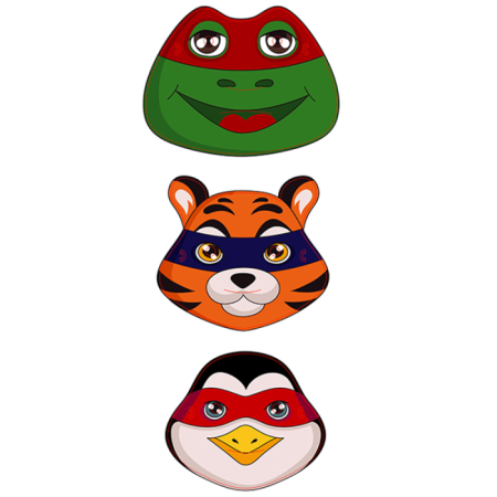 Kahramanlar Maske 3 lü