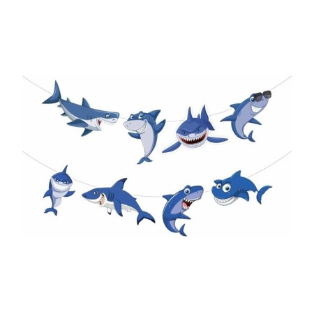 Köpek Balığı Temalı Özel Kesim Dekoratif Banner 165 cm