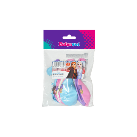 Frozen Baskılı Pastel Renkli Balon 8 Adet