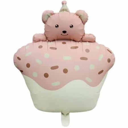 Retro Pembe Renk Kek Folyo Balon 52,5x72,5 cm