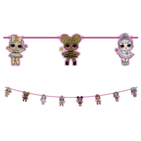 Lol Bebek Temalı Özel Kesim Dekoratif Banner 270 cm