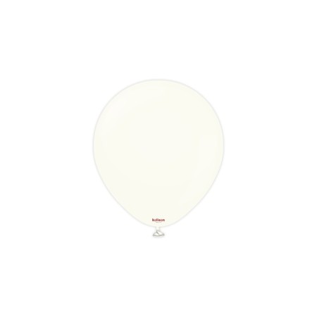 Retro Beyaz Pastel Balon 10 lü 5 inç