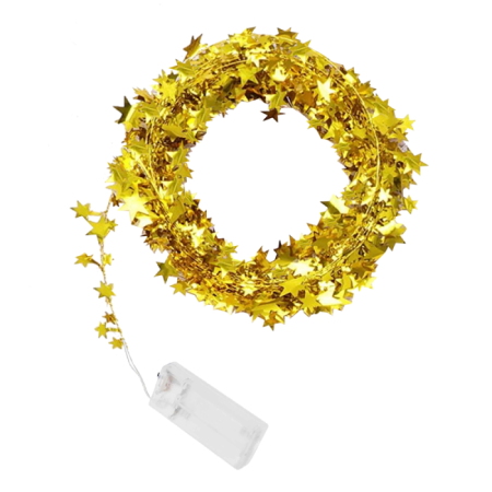 2 Metre Pilli Led Gün Işığı -Altın Yıldız