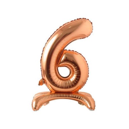 Ayakta Durabilen Rose Gold 6 Rakam Folyo Balon