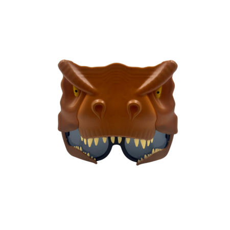 Parti Gözlük Lüx Dinozor kahverengi