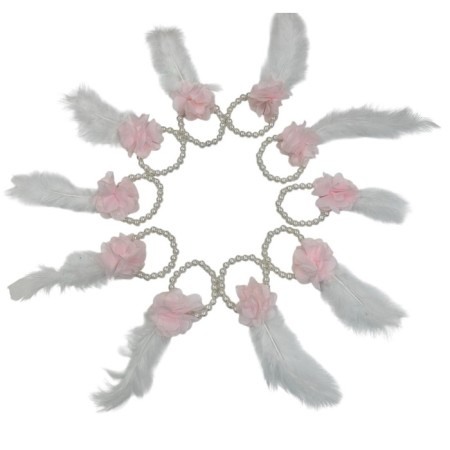 Pembe Nedime Bilekliği Bride To Be Bekarlığa Veda Partisi 10 Adet