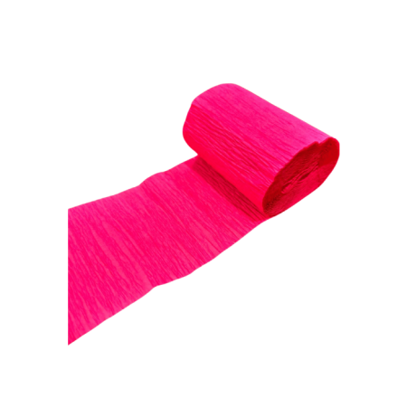 İtalyan Krapon Kağıdı Dekor Süs 6 lı Fuşya 5x2,2 Metre