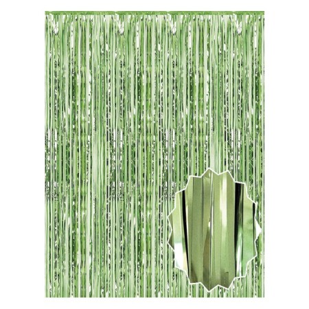 Mat Açık Yeşil Arka Fon Süs 100x200 cm