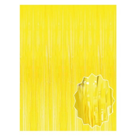 Makaron Sarı Arka Fon Süs 100x200 cm