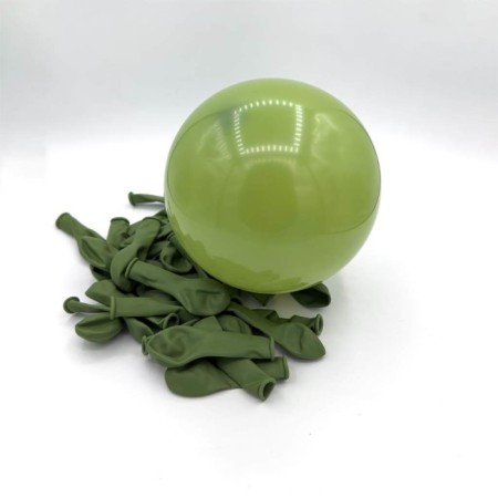 Retro Okaliptus Pastel Balon 10 lu 5 inç